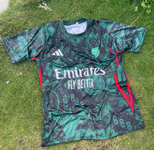 Custom Arsenal Heritage Dark Green Football Jersey
